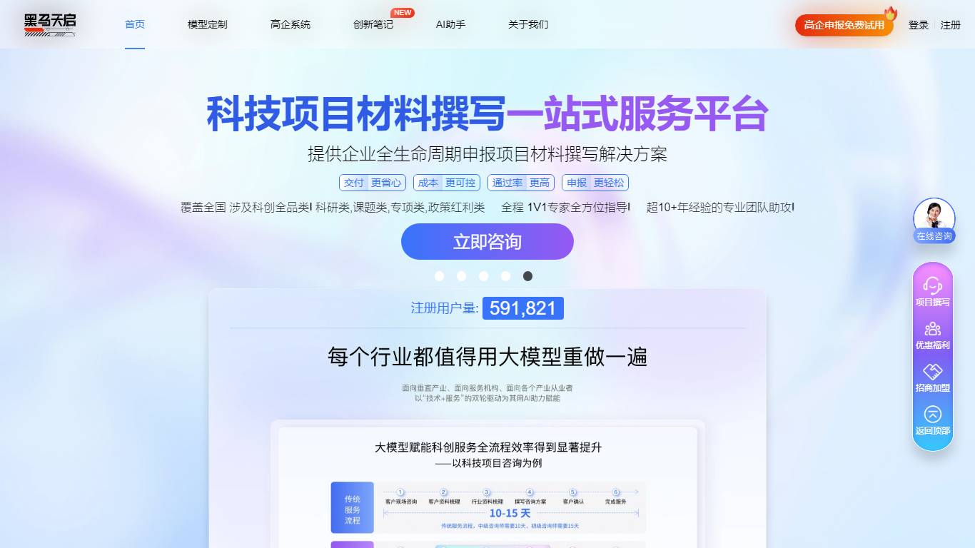 黑马天启科创大模型