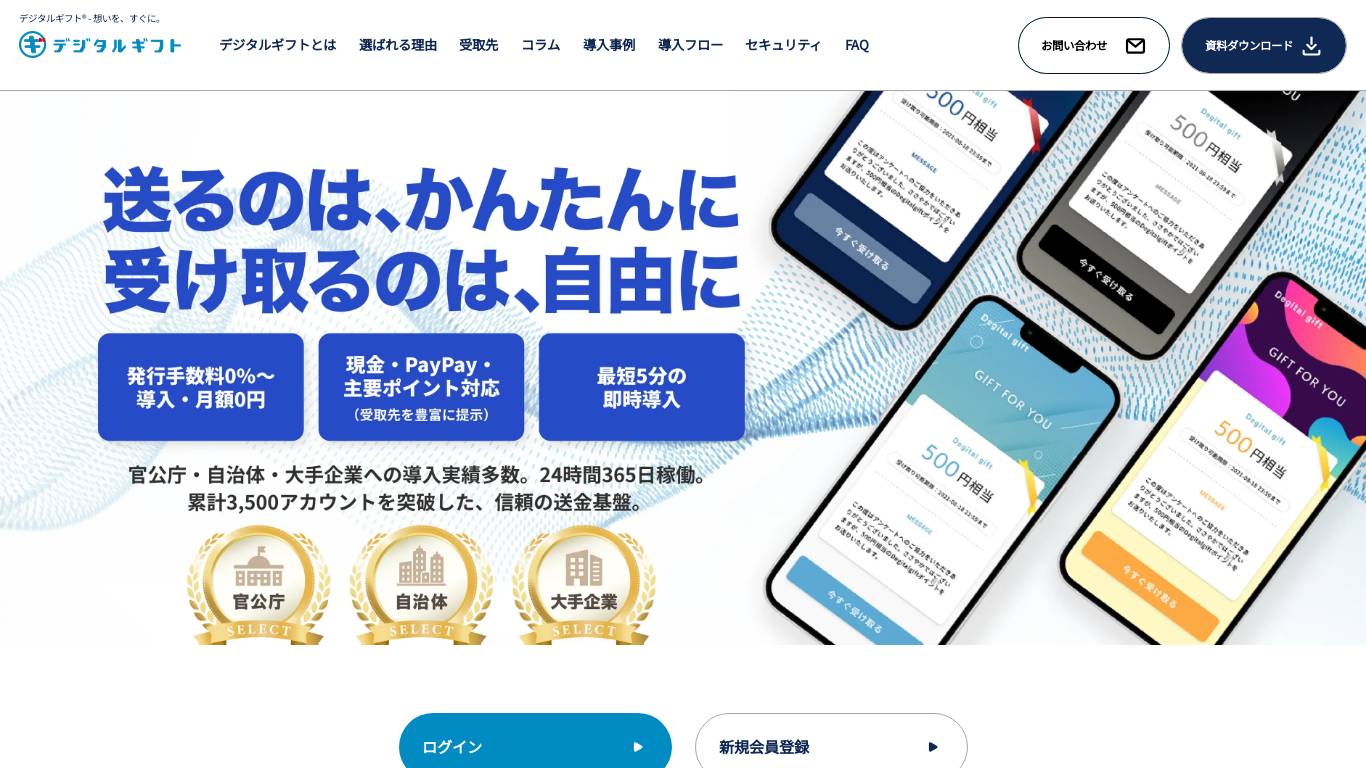 デジタルギフト® - 想いを、すぐに。